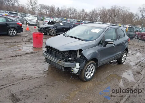 2018 Ford Ecosport Se z USA, uszkodzony, nr VIN MAJ6P1UL6JC219146
